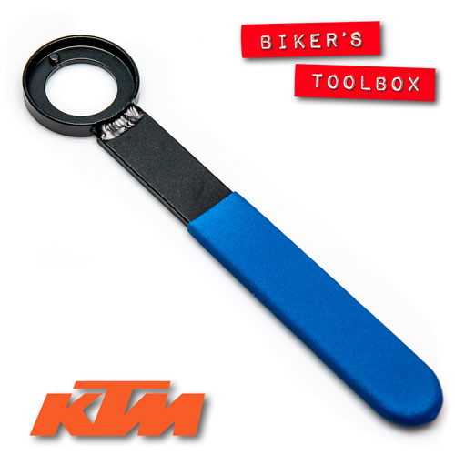 Flywheel retaining tool for KTM 
