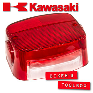 Classic Kawasaki Rear Light Lens