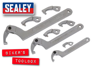 Sealey 11 Piece Hook and Pin Wrench Set