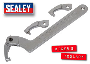 Sealey 4 Piece Hook & Pin Wrench Set 51 - 121mm